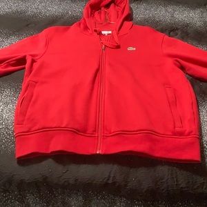 Red hoodie